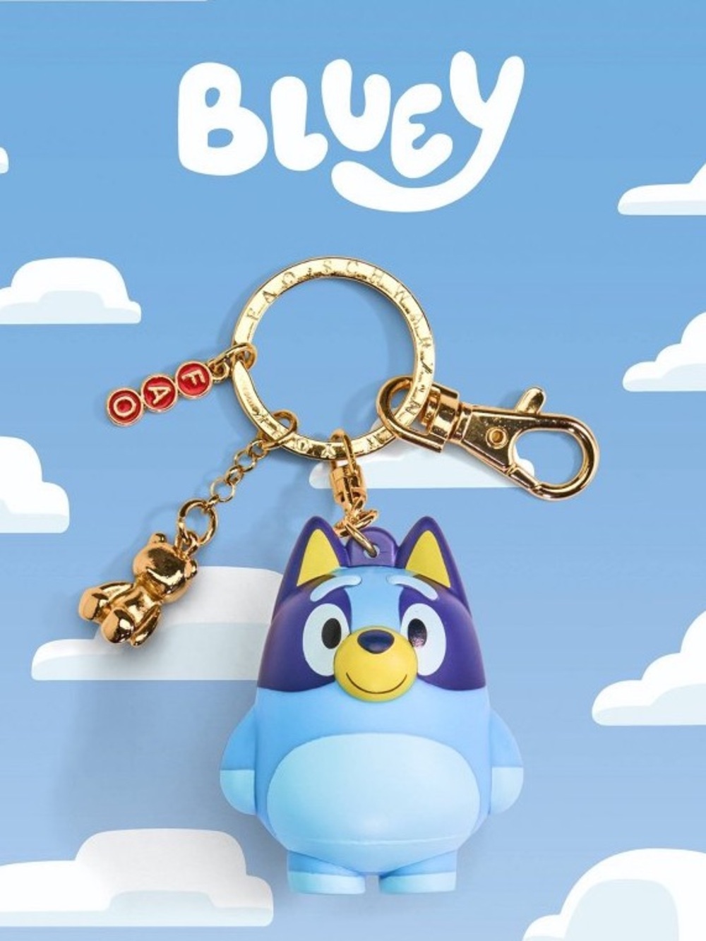 FAO Schwarz × Bluey Vinyl Blob Bag Charm